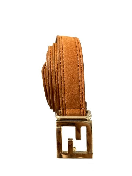 Fendi Camel FF Logo Belt 38-Belt-Fendi-The Closet Egypt