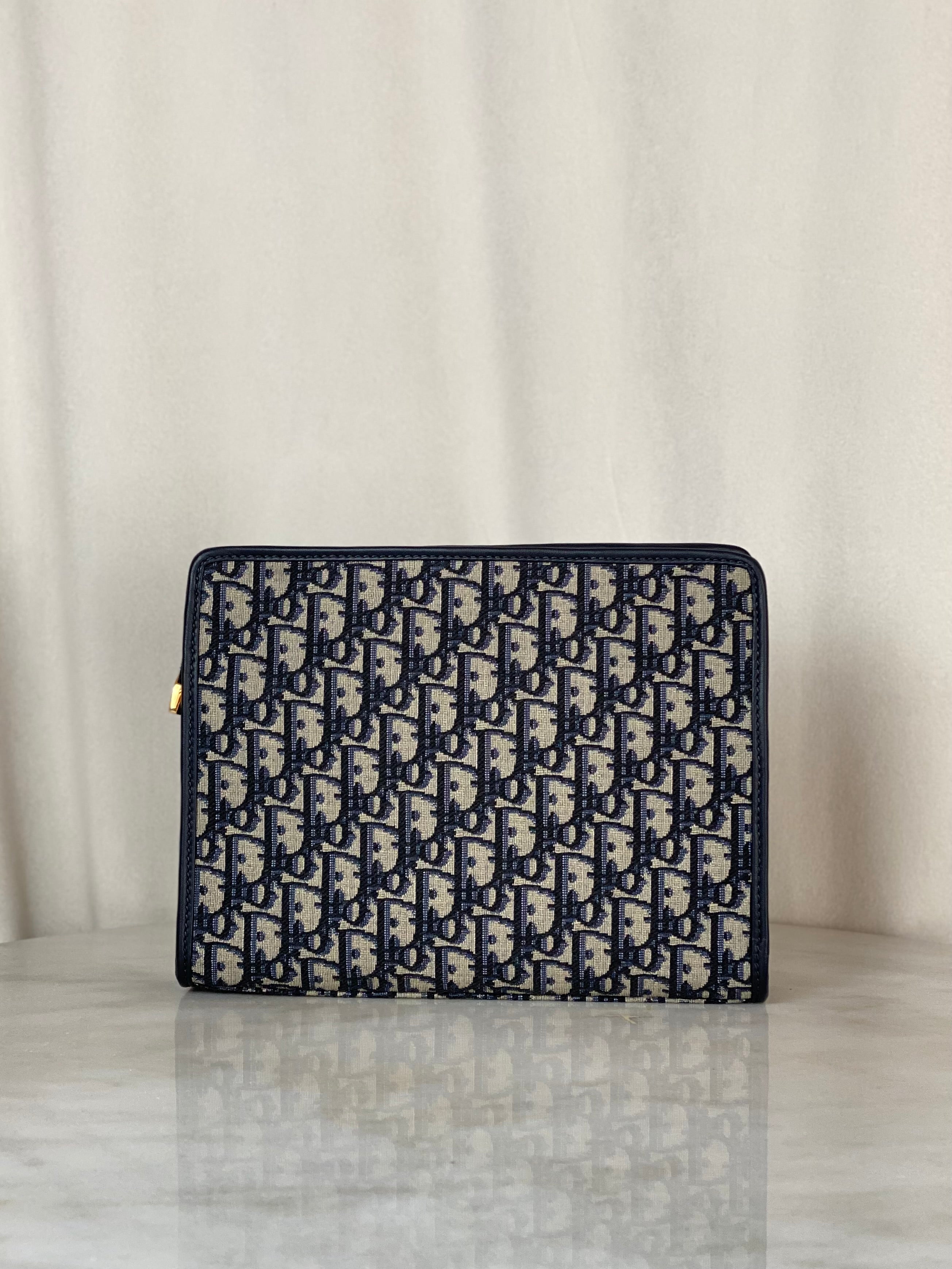 Christian Dior Blue Montaigne Pouch-Pouch-Christian Dior-The Closet Egypt