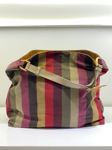Fendi Multicolor Hobo Colorful Striped Large Bag-handbag-Fendi-The Closet Egypt