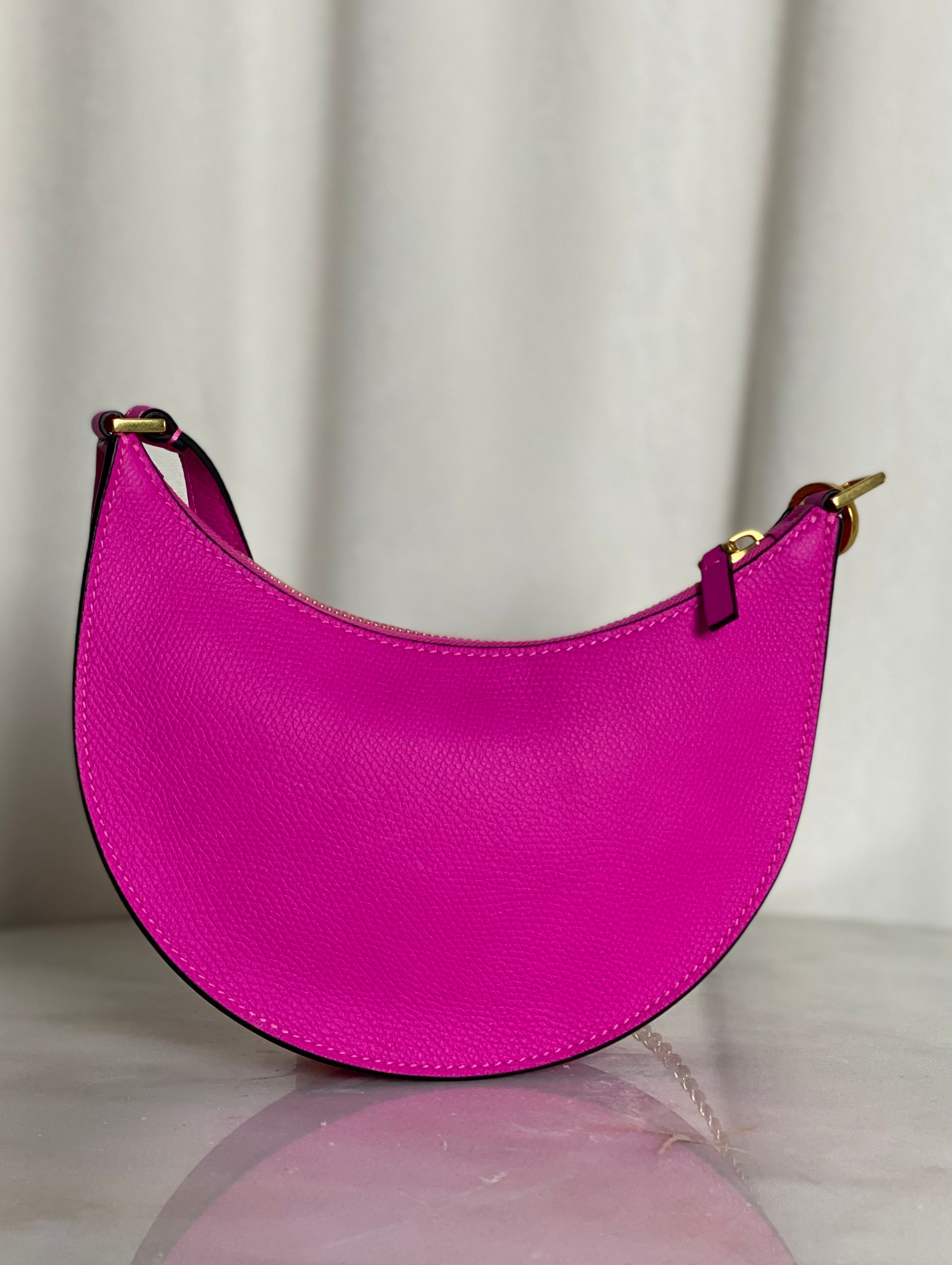 Valentino Hot Pink Vlogo Mini Garavani Shoulder Bag-handbag-Valentino-The Closet Egypt