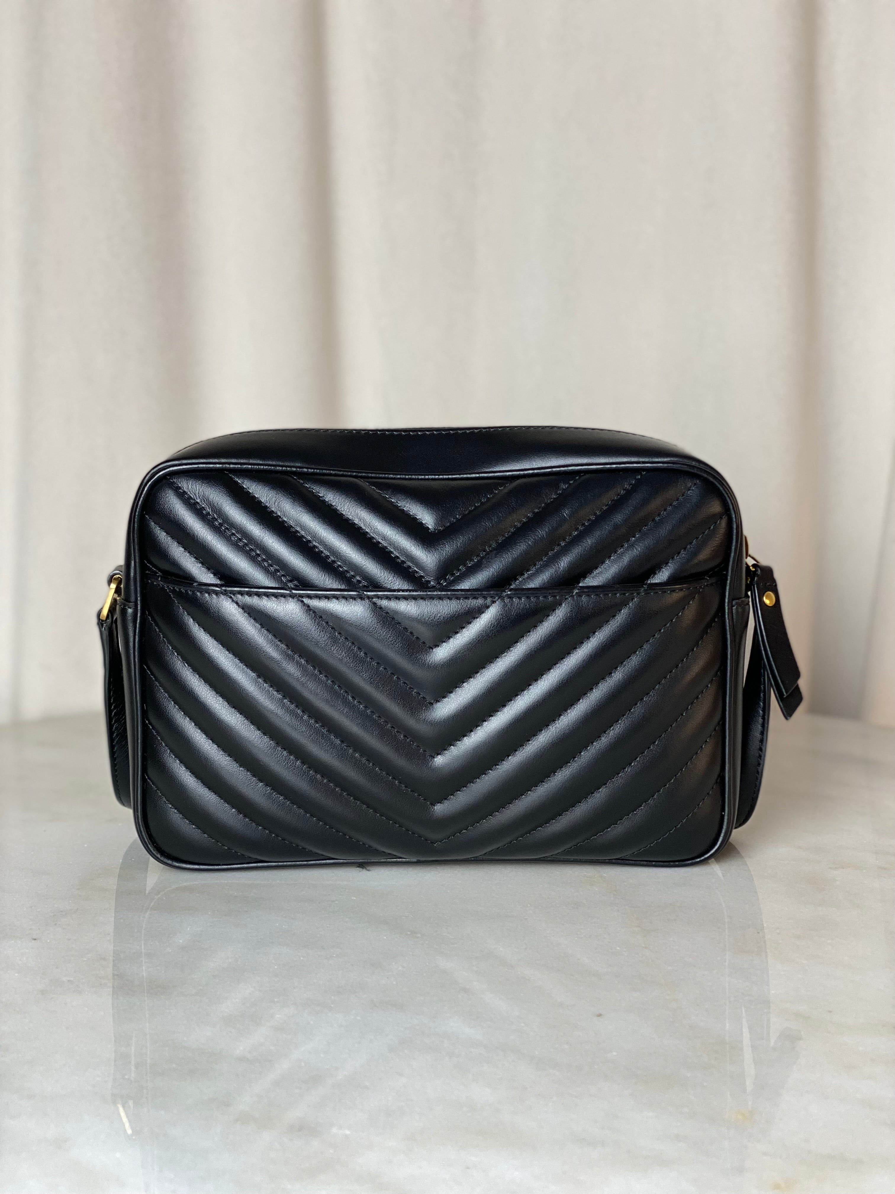 YSL Black Lou Camera Crossbody Bag-handbag-YSL-The Closet Egypt