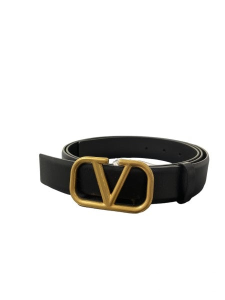 Valentino Black Vlogo Belt 44-Belt-Valentino-The Closet Egypt