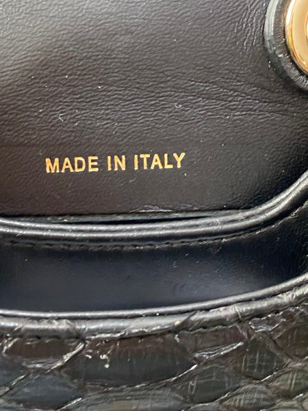 Chanel Black Python Around WOC-handbag-Chanel-The Closet Egypt