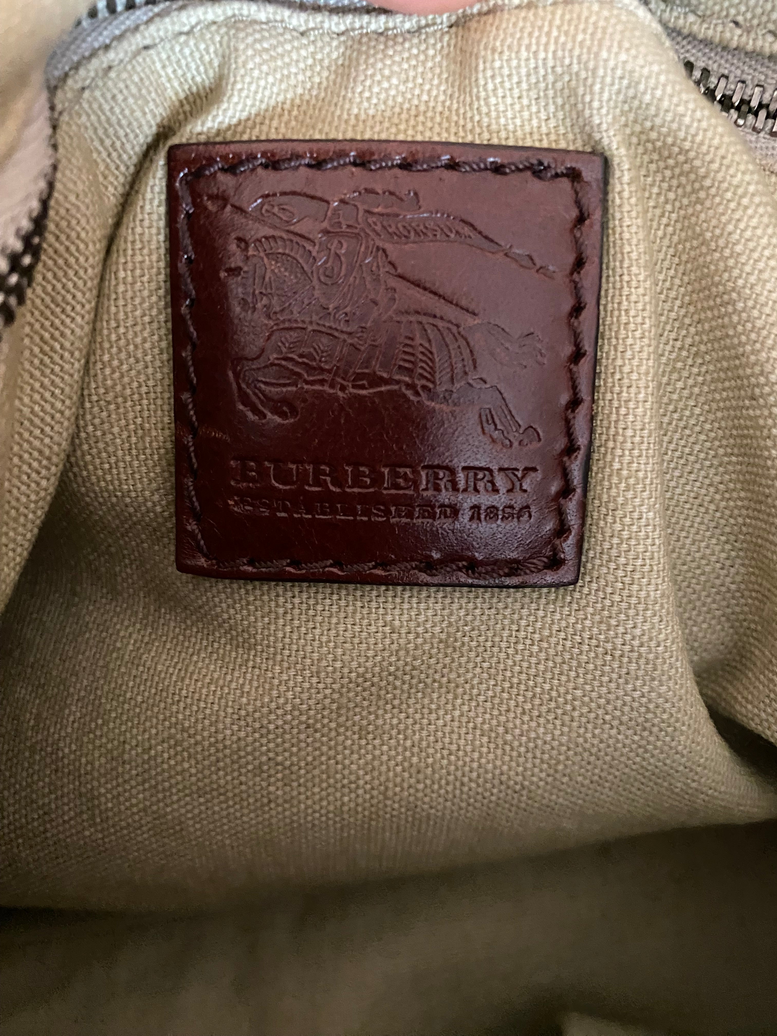 Burberry Brown Mega Check Lowry Large Tote Bag-handbag-Burberry-The Closet Egypt