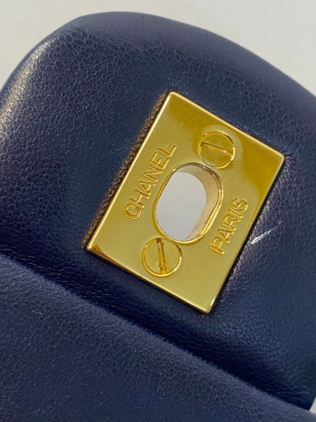 Chanel Navy Vintage Classic Double Flap Small Bag-handbag-Chanel-The Closet Egypt