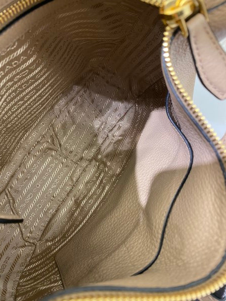 Prada Beige Vitello Daino Crossbody Bag-handbag-Prada-The Closet Egypt