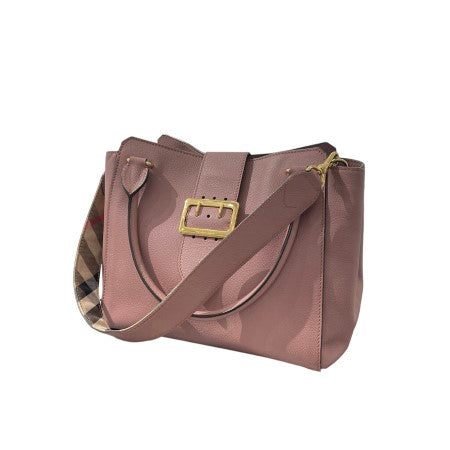 Burberry Pink Buckle Medium Tote Bag-handbag-Burberry-The Closet Egypt