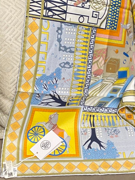 Hermes Multicolor Silk Scarf-Scarf-Hermes-The Closet Egypt