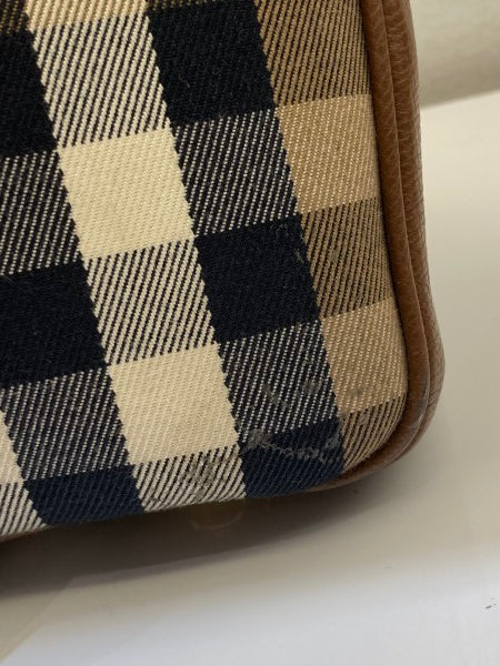 Burberry Brown House Check Satchel Bag-handbag-Burberry-The Closet Egypt