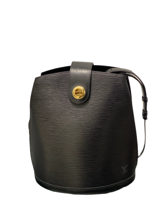 Louis Vuitton Noir Bucket Bag-handbag-Louis Vuitton-The Closet Egypt