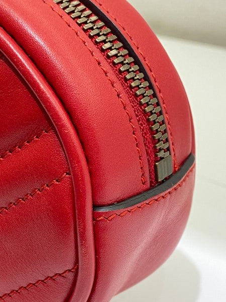 Gucci Red Marmont Belt Bag-handbag-Gucci-The Closet Egypt