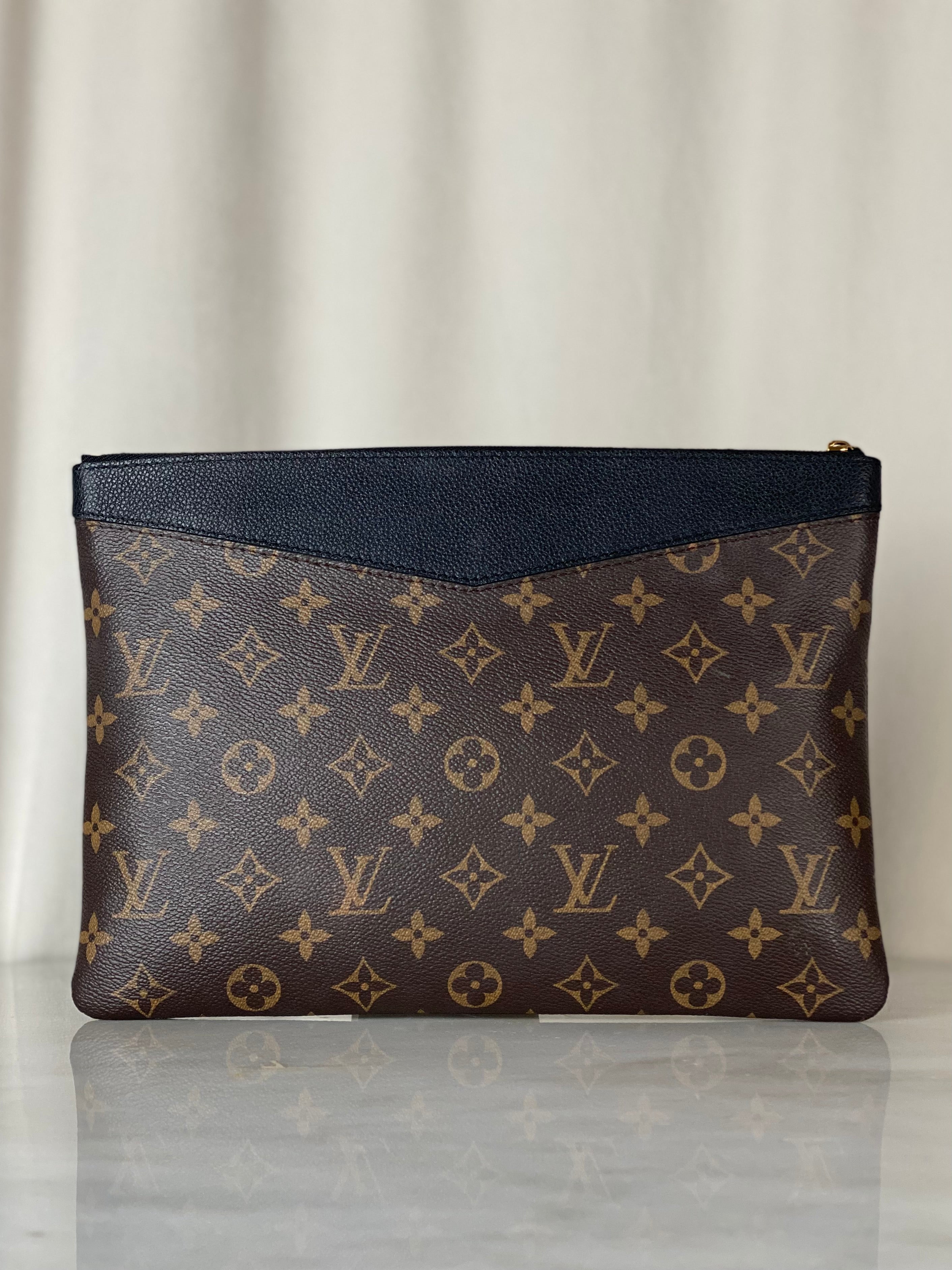 Louis Vuitton Black Monogram Daily Pouch-Pouch-Louis Vuitton-The Closet Egypt