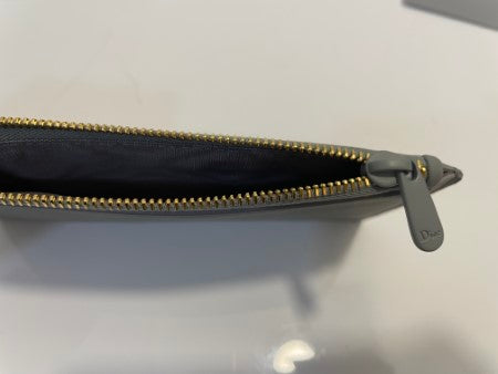 Christian Dior Grey Matt Wallet on Chain-Wallet Chain-Christian Dior-The Closet Egypt