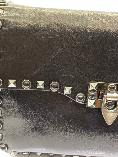 Valentino Black Rockstuds Crossbody Bag-handbag-Valentino-The Closet Egypt