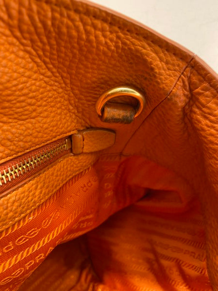 Prada Orange Vitello Daino Bag-handbag-Prada-The Closet Egypt