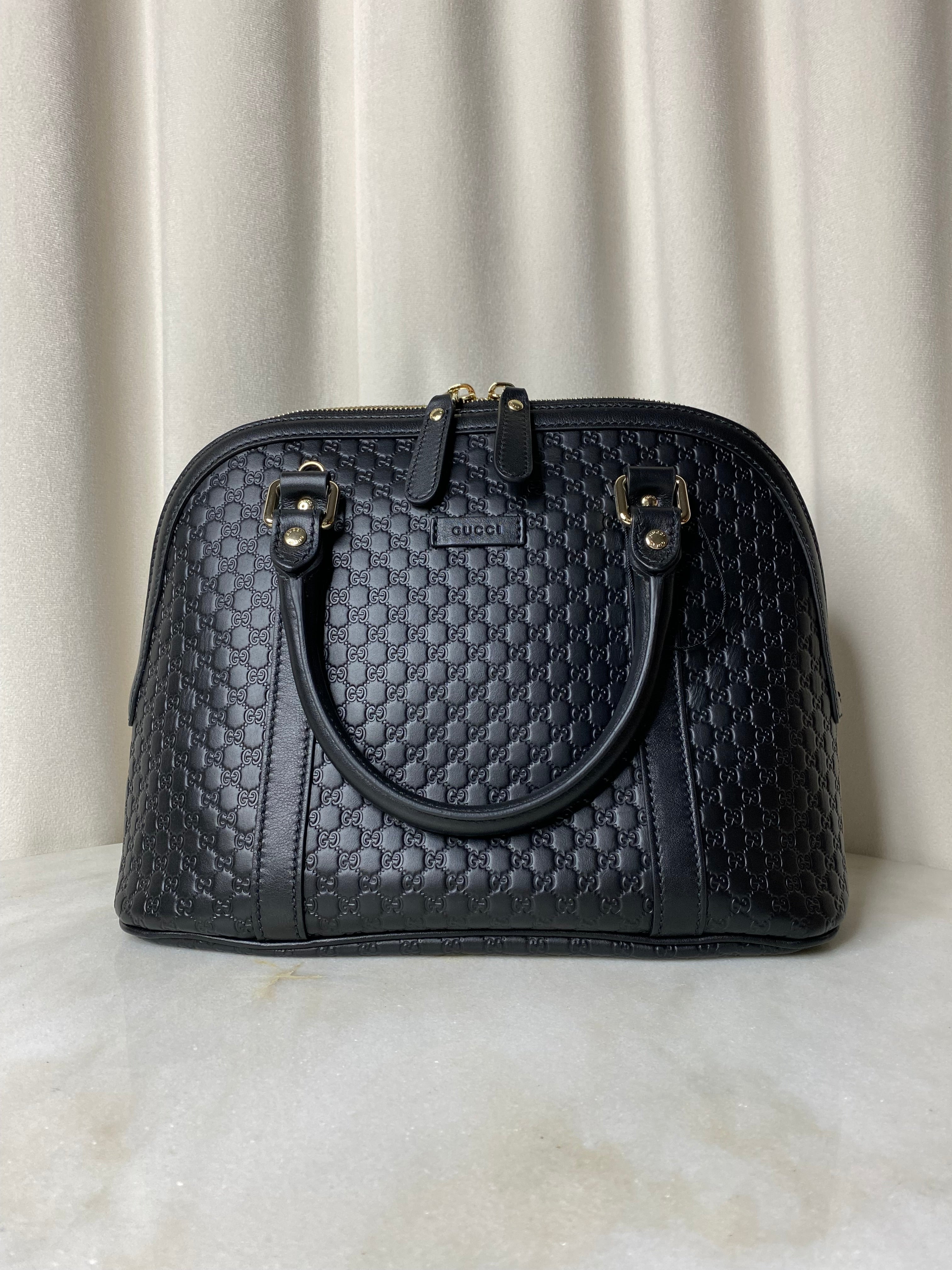 Gucci Black GG Dome Medium Tote Bag-handbag-Gucci-The Closet Egypt