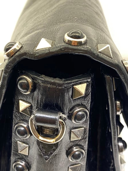 Valentino Black Rockstuds Crossbody Bag-handbag-Valentino-The Closet Egypt