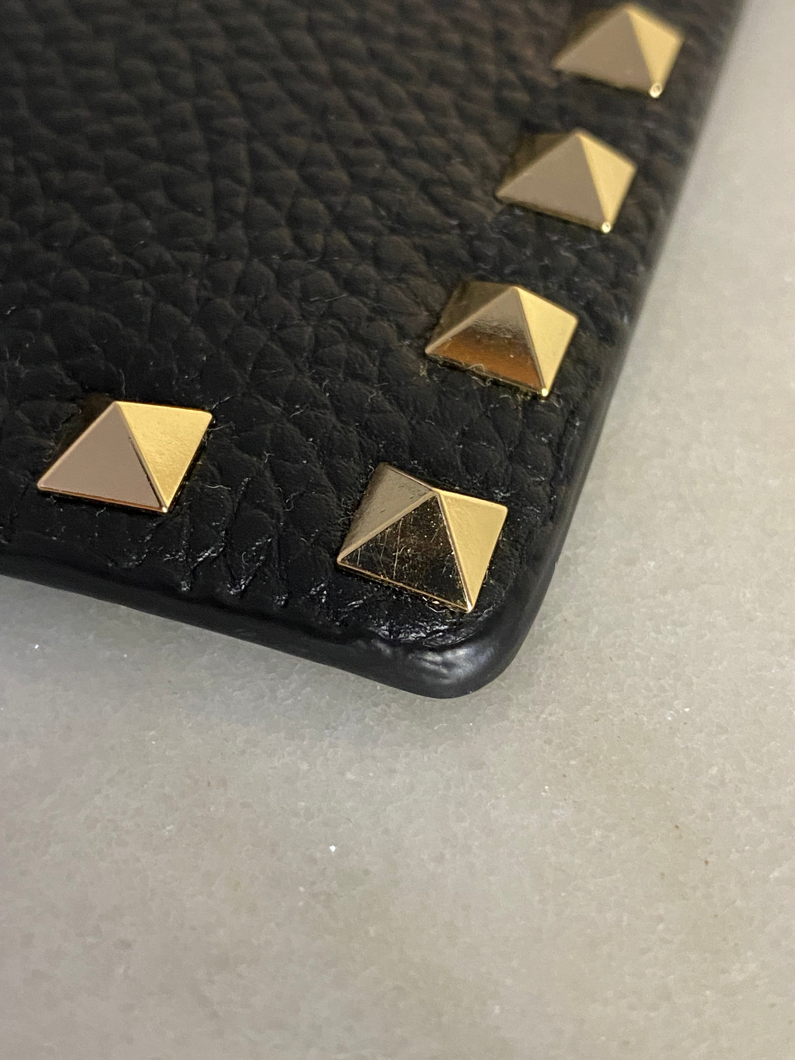 Valentino Black Studded Envelope Pouch-Pouch-Valentino-The Closet Egypt