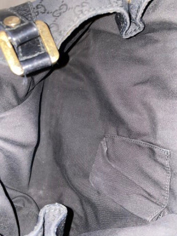 Gucci Black GG Medium New Ladies Web Tote Bag-handbag-Gucci-The Closet Egypt