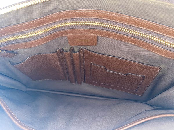 Tom Ford Brown Sleeve / Laptop Large Bag-handbag-Tom Ford-The Closet Egypt