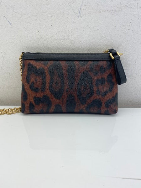 Dolce & Gabbana Leopard Mini Crossbody Chain Wallet-Wallet Chain-Dolce & Gabbana-The Closet Egypt