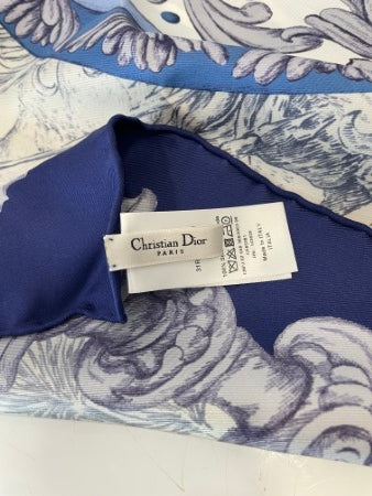 Christian Dior Bicolor Square Scarf-Scarf-Christian Dior-The Closet Egypt