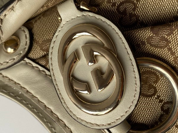 Gucci Bicolor GG Sukey Large Shoulder Bag-handbag-Gucci-The Closet Egypt