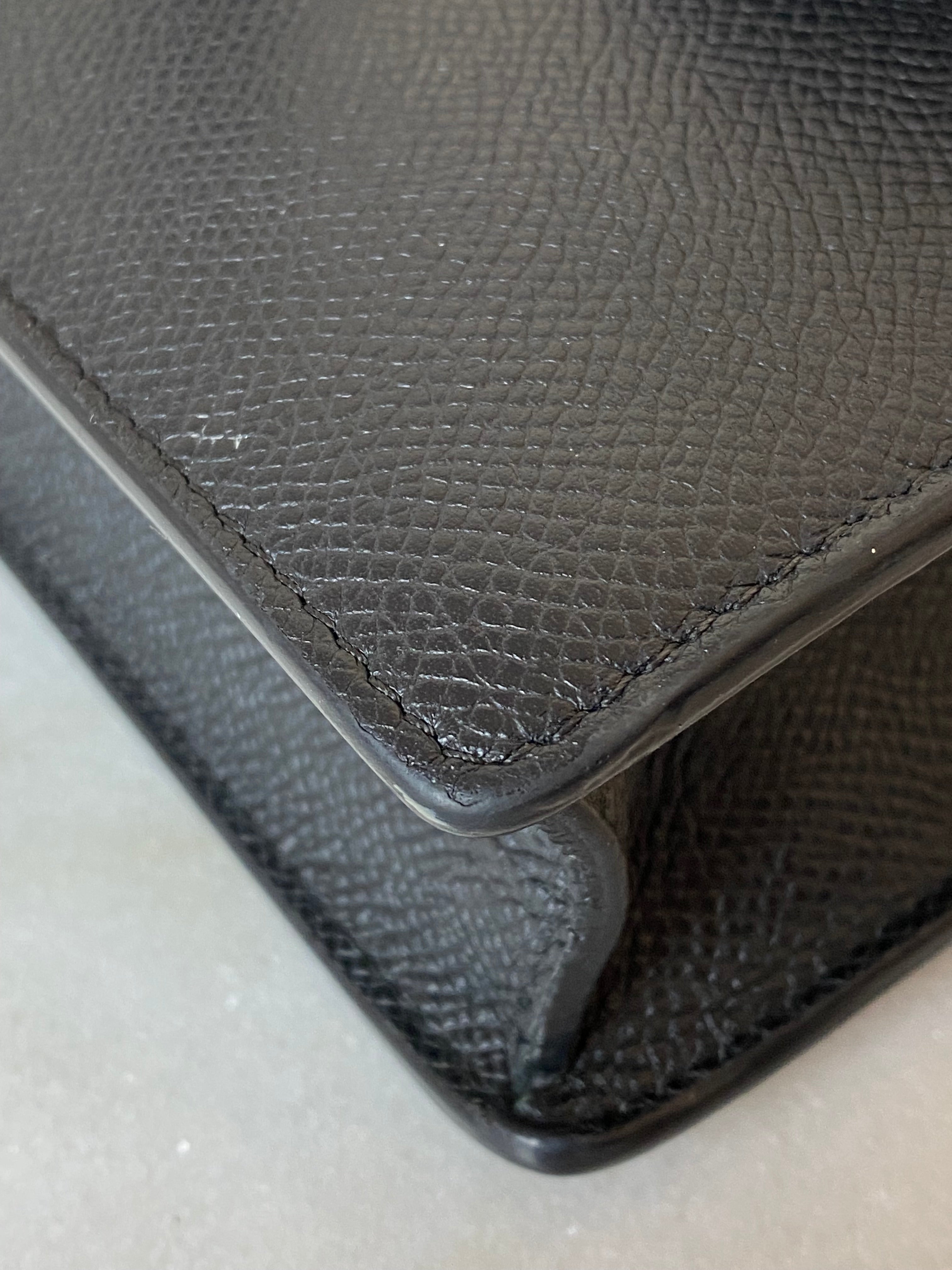 Christian Dior Black Saddle Crossbody Pouch