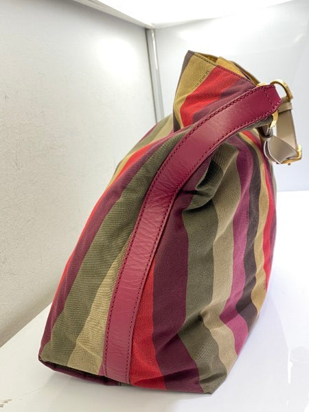 Fendi Multicolor Hobo Colorful Striped Large Bag-handbag-Fendi-The Closet Egypt
