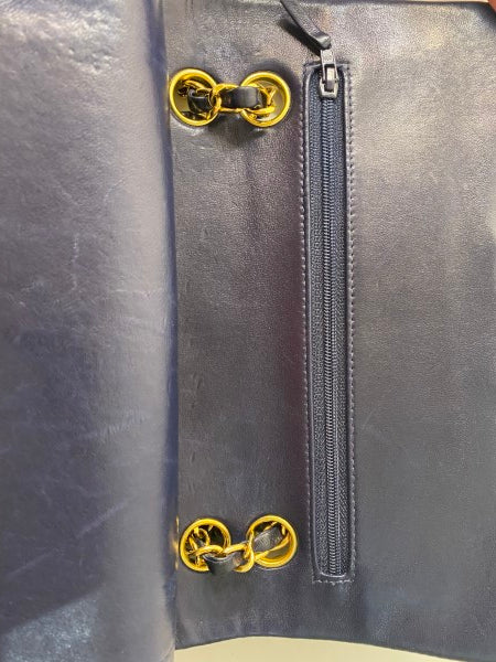 Chanel Navy Vintage Classic Double Flap Small Bag-handbag-Chanel-The Closet Egypt