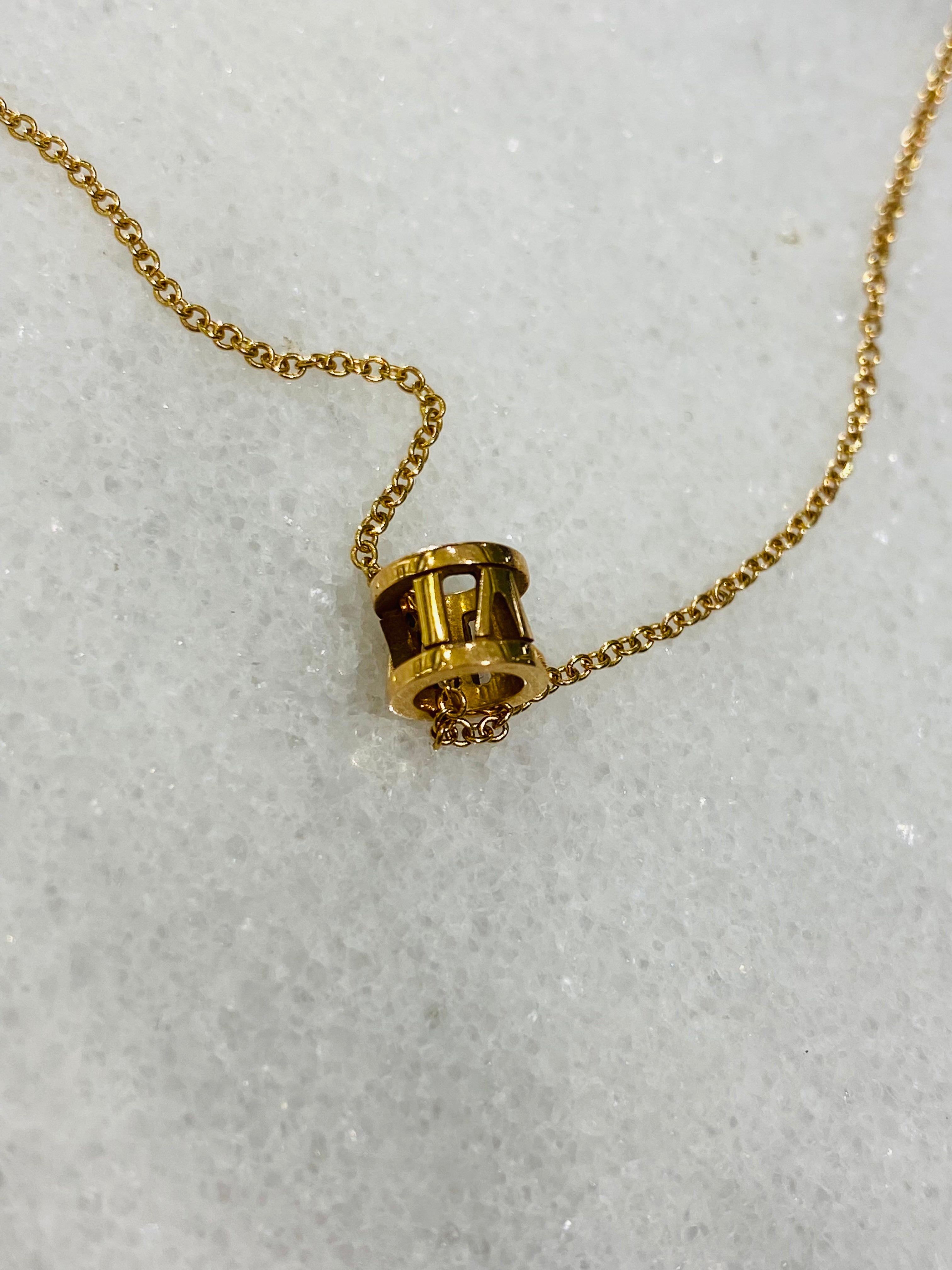 Tiffany & Co 18K Yellow Gold Round Necklace-Necklaces-Tiffany & Co-The Closet Egypt