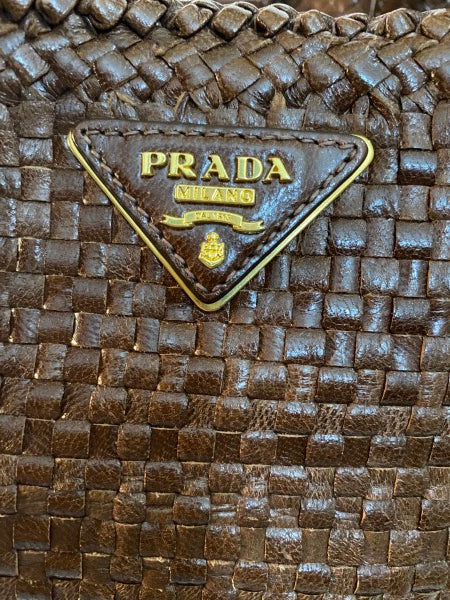 Prada Brown Tote Bag-handbag-Prada-The Closet Egypt