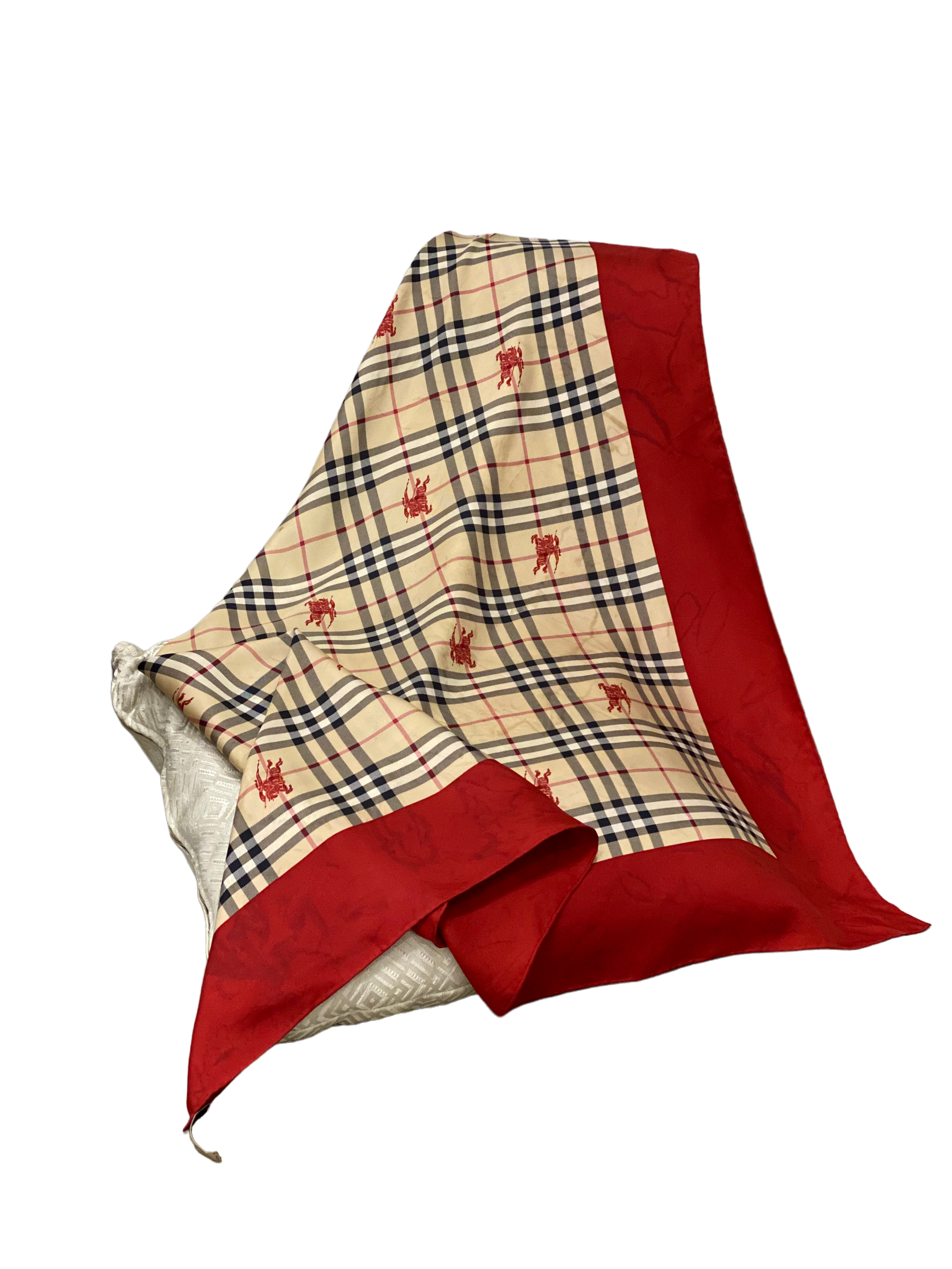 Burberry Haymarket Red Square Scarf-Scarf-Burberry-The Closet Egypt