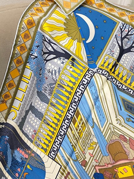 Hermes Multicolor Silk Scarf-Scarf-Hermes-The Closet Egypt