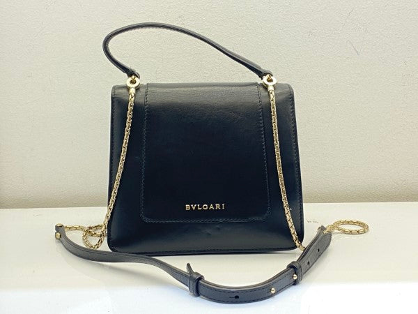 Bvlgari Black Serpenti Forever Crossbody Bag-handbag-Bvlgari-The Closet Egypt
