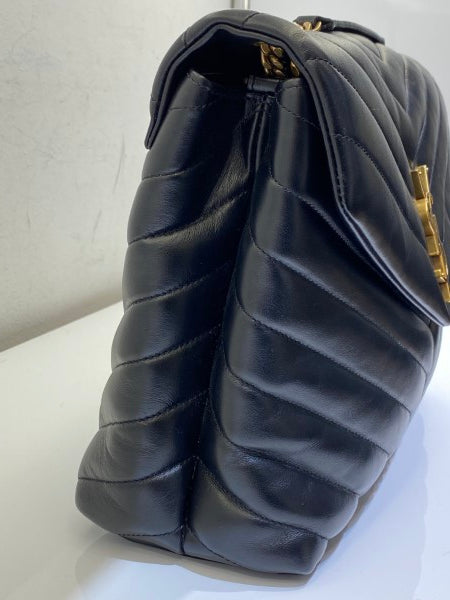 YSL Black Loulou Medium Bag-handbag-YSL-The Closet Egypt