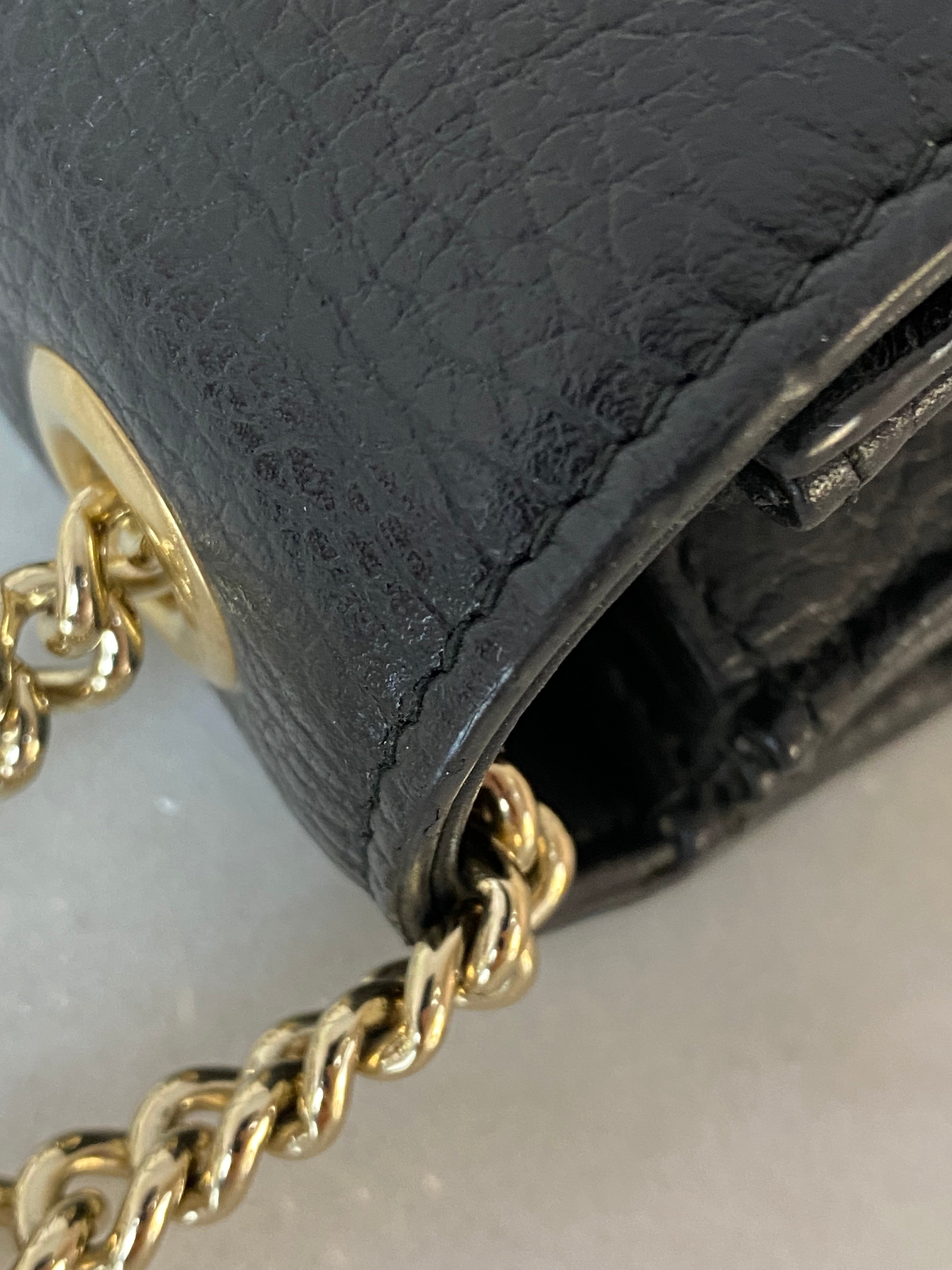 Gucci Black GG Interlocking Small Bag W/ Chain-handbag-Gucci-The Closet Egypt