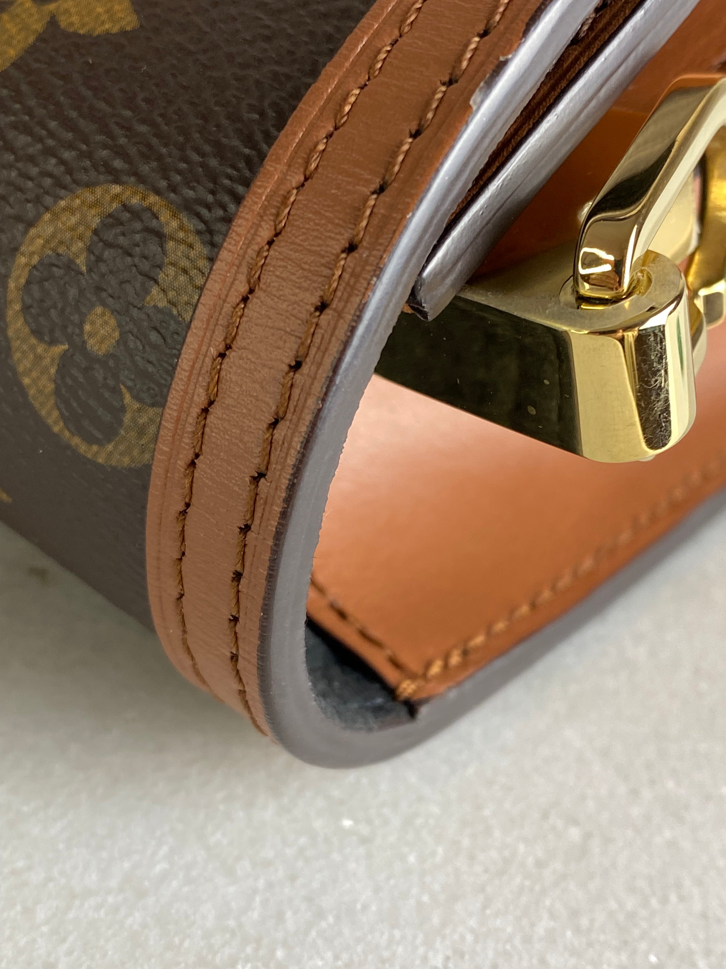 Louis Vuitton Monogram Reverse Mini Dauphin Crossbody Bag-handbag-Louis Vuitton-The Closet Egypt