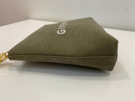 Givenchy Beige Printed Pouch-Clutch-Givenchy-The Closet Egypt