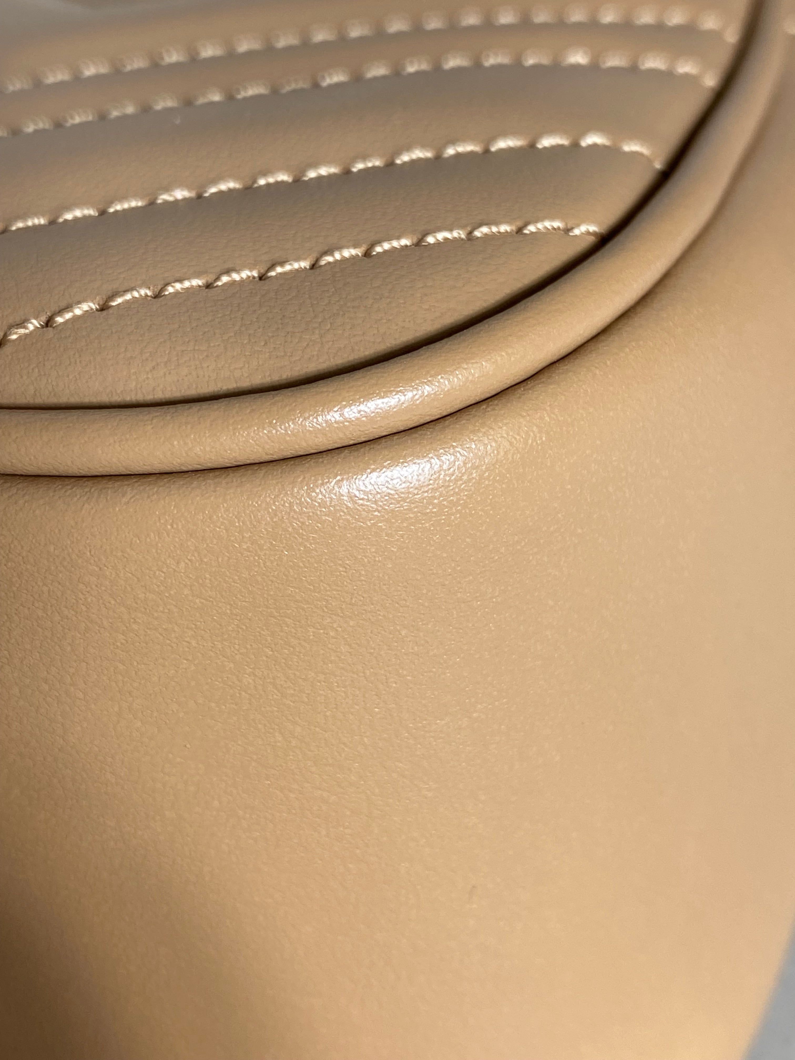 Gucci Beige GG Marmont Small Shoulder Bag-handbag-Gucci-The Closet Egypt