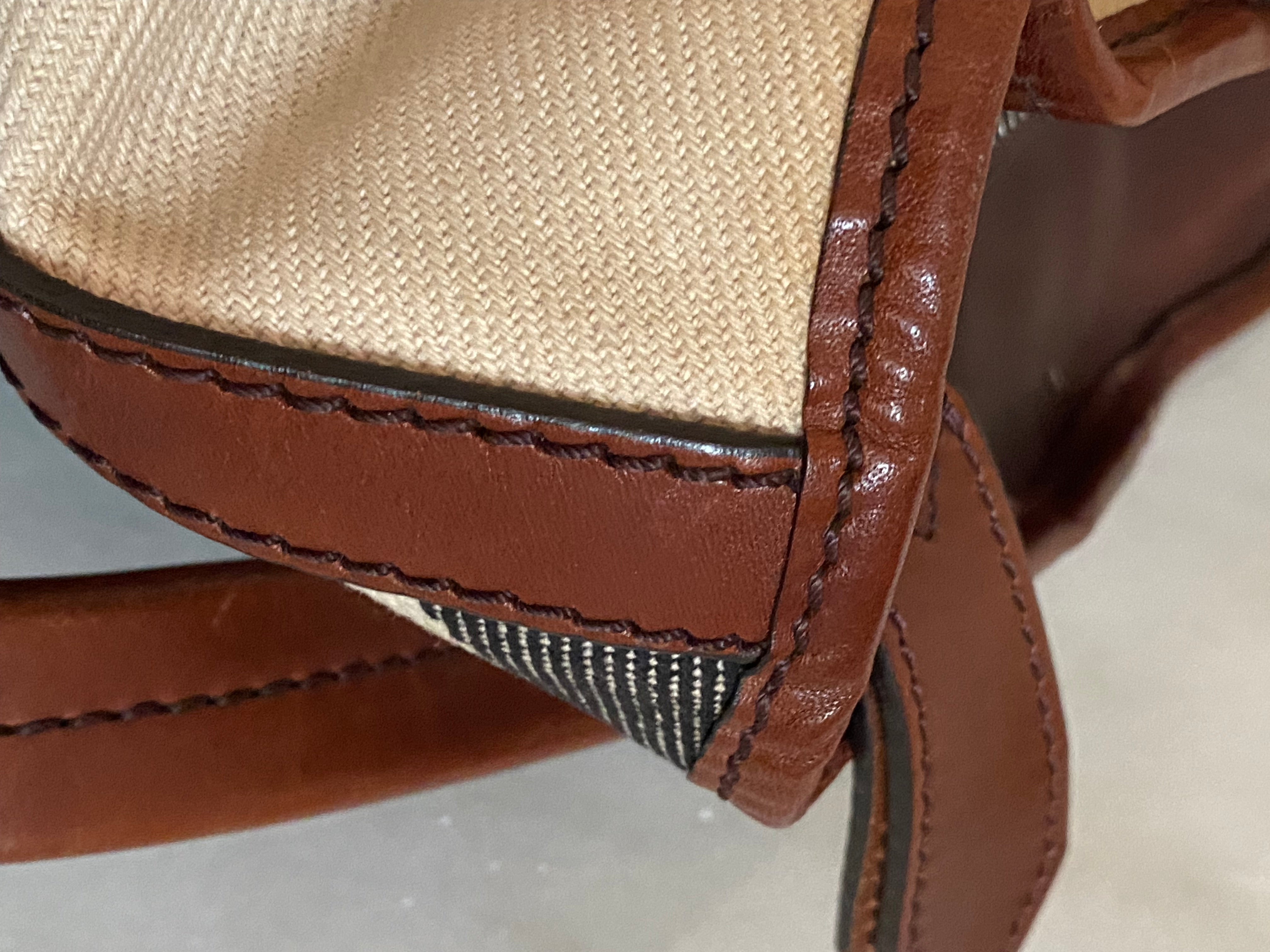 Burberry Brown Mega Check Lowry Large Tote Bag-handbag-Burberry-The Closet Egypt