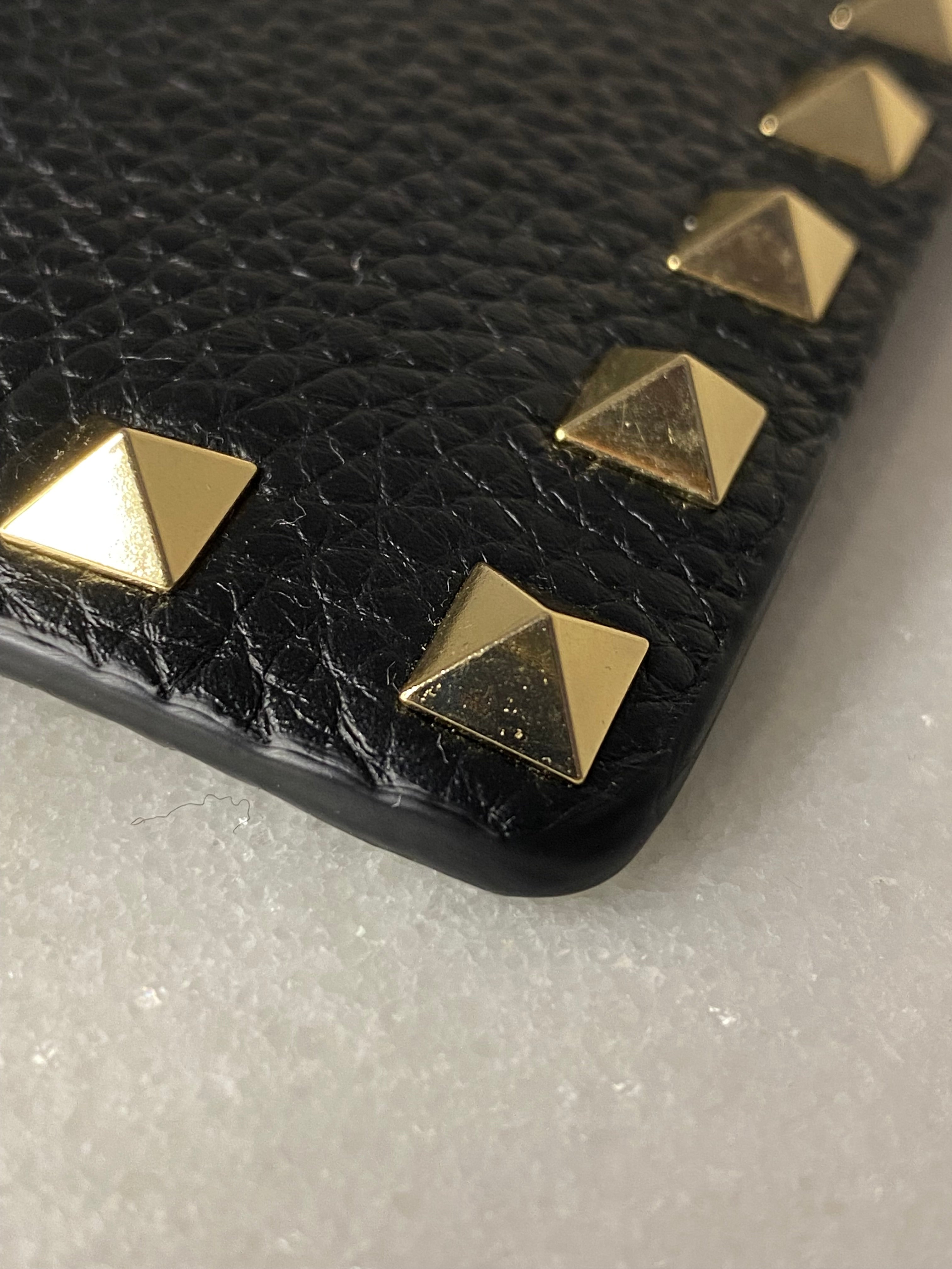 Valentino Black Garavani Studded Envelope Pouch-Pouch-Valentino-The Closet Egypt