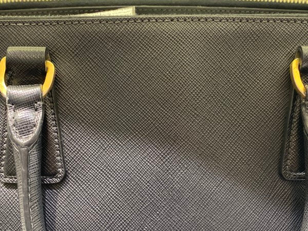 Prada Blue Galleria Double Zip Medium Bag-handbag-Prada-The Closet Egypt