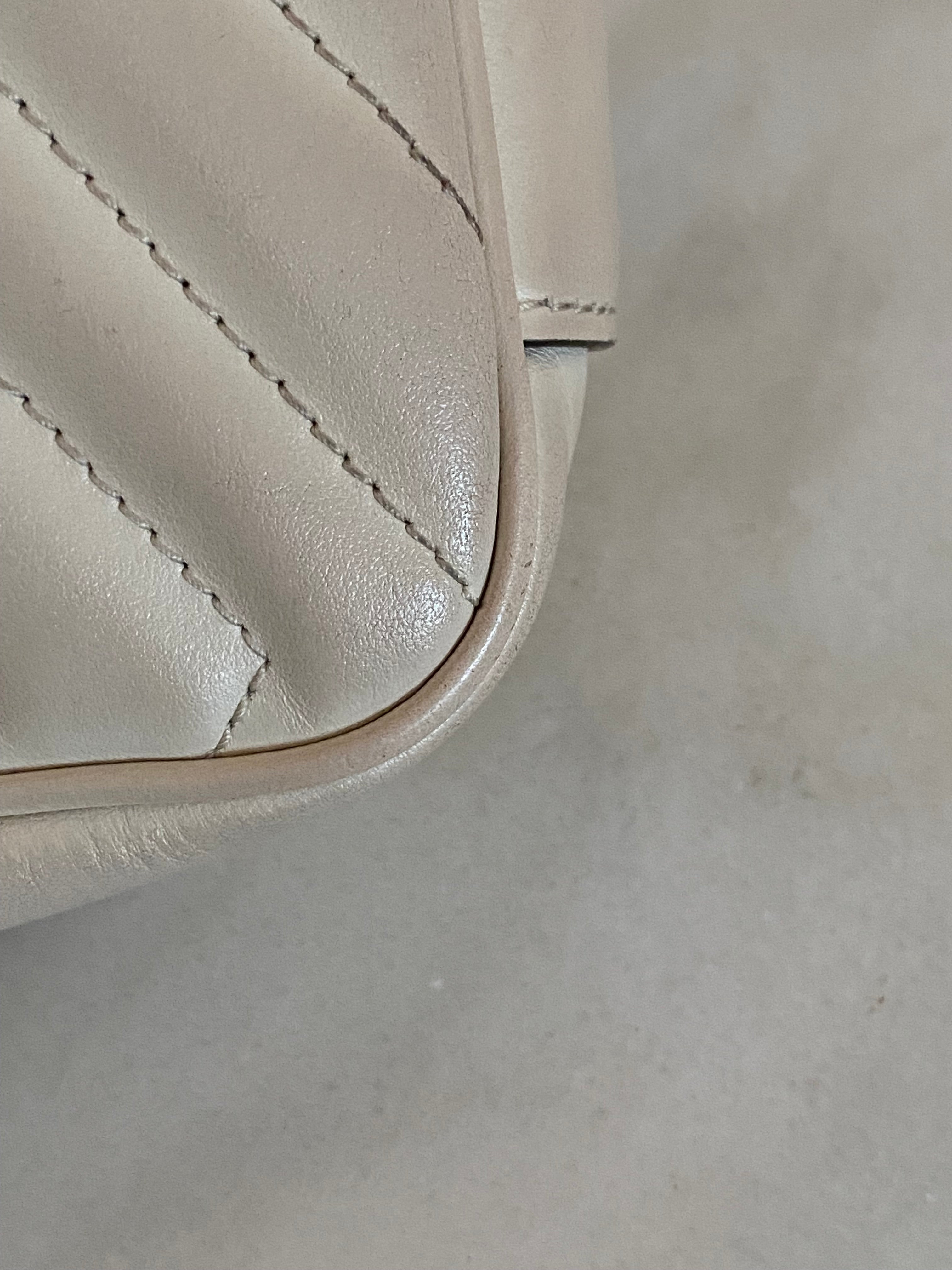 Gucci Off White Small Marmont Shoulder Bag-handbag-Gucci-The Closet Egypt