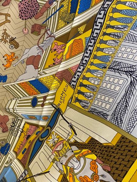 Hermes Multicolor Silk Scarf-Scarf-Hermes-The Closet Egypt