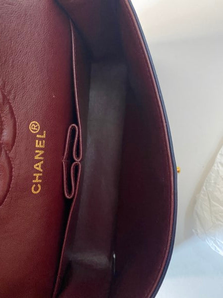 Chanel Navy Vintage Classic Double Flap Small Bag-handbag-Chanel-The Closet Egypt