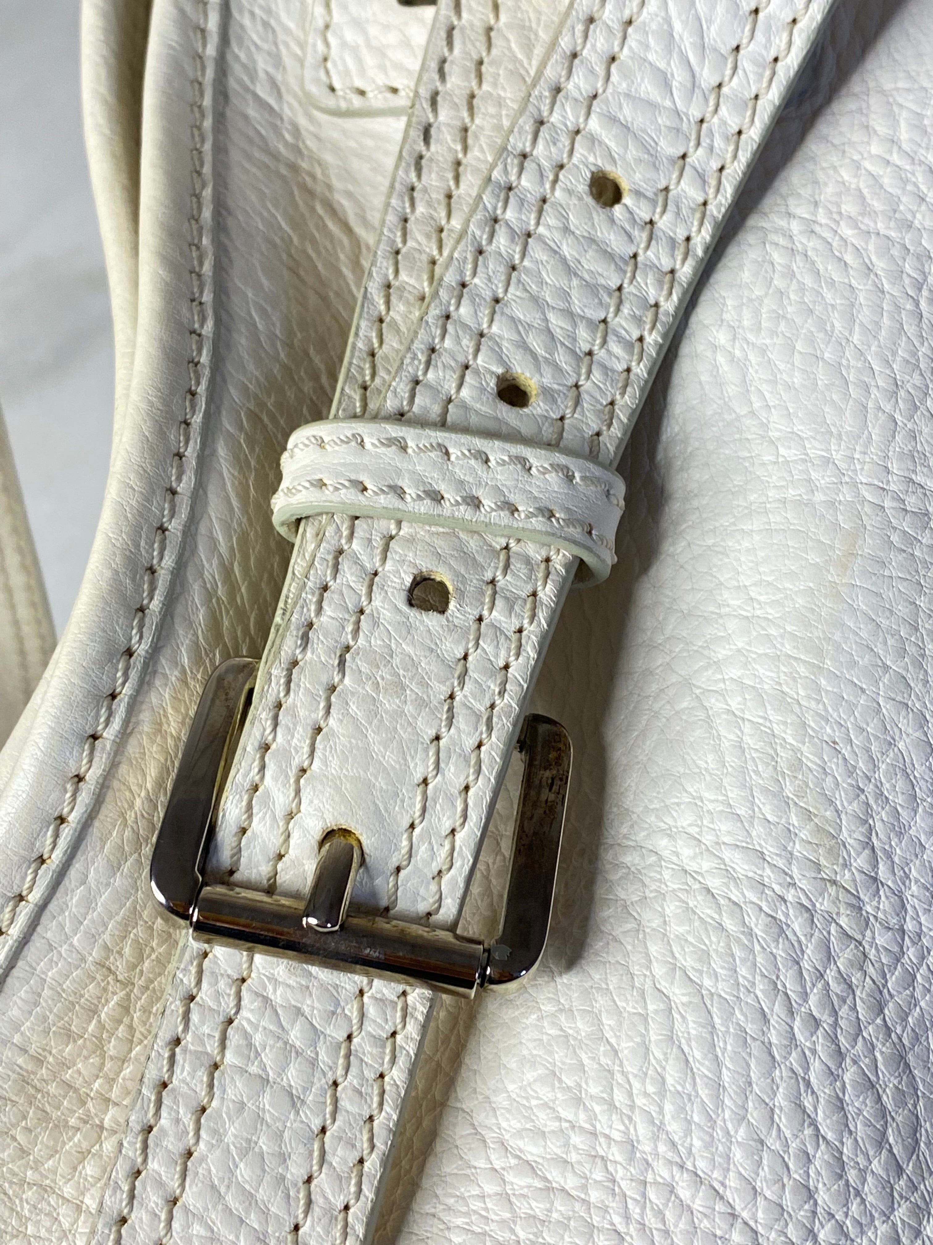 Burberry White Shoulder Bag