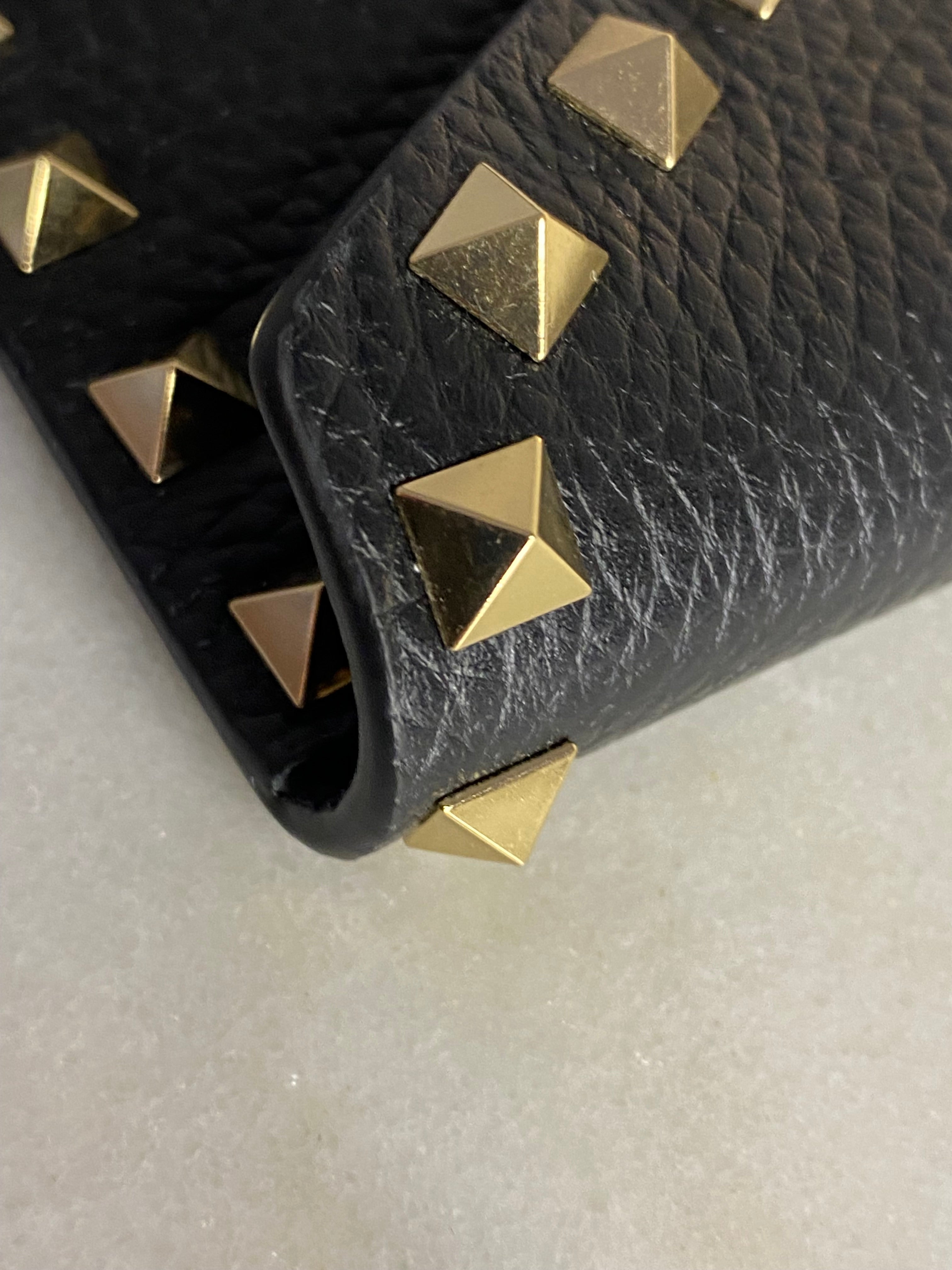 Valentino Black Studded Envelope Pouch-Pouch-Valentino-The Closet Egypt