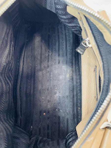 Prada Beige Vitello Phenix Tote Bag-handbag-Prada-The Closet Egypt