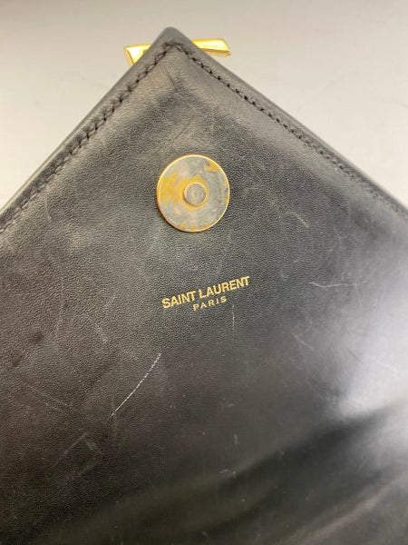 YSL Black Envelope Large Bag-handbag-YSL-The Closet Egypt